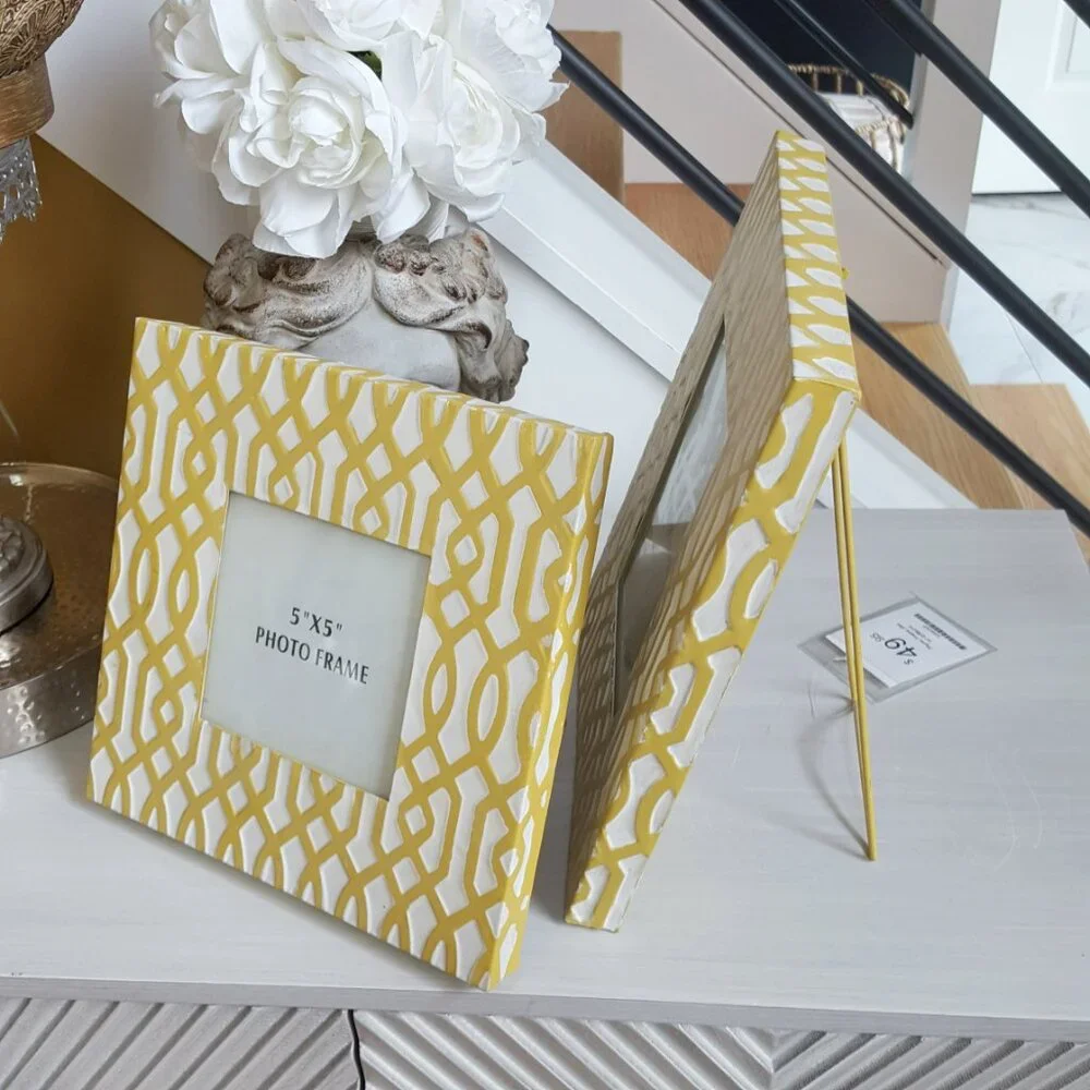 NWT! SET/2 BOHO Modern FARMHOUSE Distressed Photo FRAMES